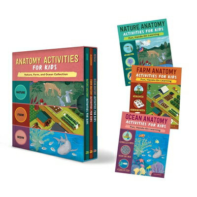 The Anatomy Collection for Kids Box Set: Nature, Farm, and Ocean Collection ANATOMY COLL FOR KIDS BOX -3CY （Anatomy Activities for Kids） [ Rockridge Press ]