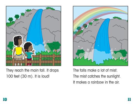 Clara Visits a Waterfall CLARA VISITS A WATERFALL （Rosen Real Readers: Stem and Steam Collection） 
