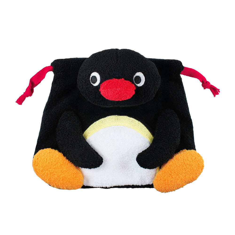 ピングーぬいぐるみ巾着　ピングー