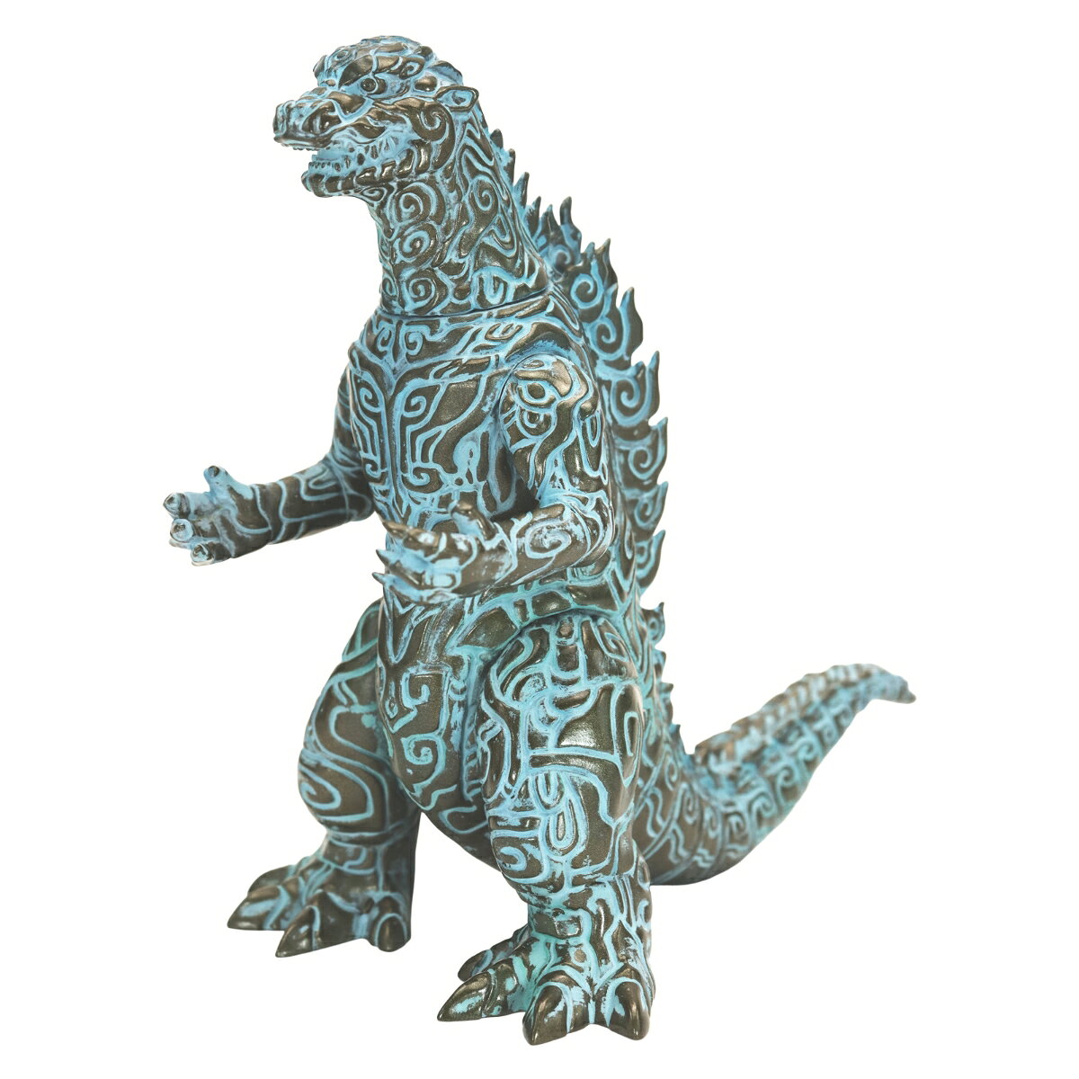 「MSS ゴジラCREATION」より、青銅器の持つ歴史の重みと、ゴジラが宿す恐ろしくも神聖なイメージが融合したソフビ、「ゴジラ（1954）青銅器Image」が登場！！ 
造形作家イササによる青銅器をモチーフとした造型に、同じく造型師本人が彩色見本を担当した「青銅器風カラーVer.」では、金属に緑青が付着したようなまさに青銅器らしい色味を特殊な塗料を用いて表現。 
独創的なゴジラソフビをどうぞお見逃しなく！！

PKGサイズ：W170mm×D60mm×H170mm

【MSS（ミドルサイズシリーズ） ゴジラCREATION】
レトロデフォルメテイストで様々なキャラクターをソフビ化した人気のミドルサイズシリーズの派生ブランド。
「CREATION＝創造物」という名の通り、より「造型師」に着目し、その造型師による解釈や怪獣像などを反映させたデフォルメソフビを発売する新シリーズ。

造形作家イササ氏が原型を担当した「ゴジラ（1954）」青銅器Image」が登場！

【イササ（造形作家）プロフィール】?
3Dモデリングでフィギュアの制作やCG用のデータの制作で活躍するフリーの造形作家。

オリジナルではウミウシドラゴンや星の子、指乗せドラゴン等が特に有名で、その独自のかわいらしいデフォルメデザインや、神秘的な雰囲気のある立体物造形から、版権ものに限らず多くのオリジナル作品がデザインフェスタなどのイベントでも人気を博し、様々なメーカーからも商品化されている。

イラスト制作や印刷物などのレイアウトも行い、多方面に渡り様々な作品を世に送り出している。

TM & (C) TOHO

・ホビー系商品についての諸注意
メーカー都合により発売の大幅な延期が発生する可能性がございます。
予約商品についてはメーカーから順次入荷次第の発送となります。メーカー公表の発売日とは異なる場合がございますのでご了承ください。【対象年齢】：15歳以上【商品サイズ (cm)】(高さ）：13