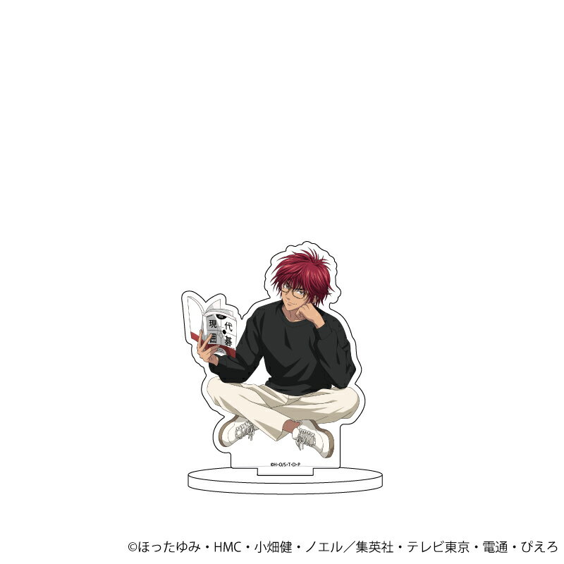 キャラアクリルフィギュア「ヒカルの碁」22/加賀鉄男 読書ver.(描き下ろしイラスト)【グッズ】