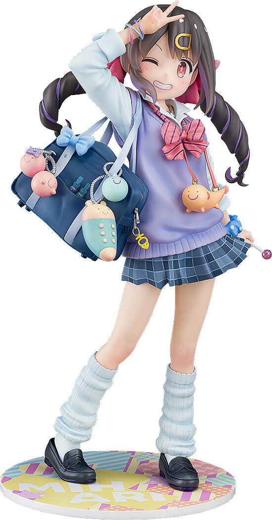 TVアニメ『お兄ちゃんはおしまい！』より、緒山みはりがヴィレッジヴァンガードとのコラボイラストの平成ギャル衣装姿をモチーフにスケールフィギュア化！

弾けるような笑顔でウインクしながらピースを決めたみはりを元気いっぱい魅力たっぷりに立体化しました。

ふわっと揺れる縦ロールツインテールや大きなリボン、ラフで可愛らしいコーディネートが、みはりの親しみやすさとポップな可愛さをよりいっそう引き立てます。

バッグに揺れるたくさんのマスコットチャームや手元のキャンディまで細やかに再現し、コラボビジュアルならではのにぎやかで楽しい空気感をぎゅっと詰め込みました。

同時案内の「緒山まひろ」と並べれば、ふたりの可愛さをさらにお楽しみいただけます。

※掲載の写真はサンプル品を撮影しています。実際の商品とは一部仕様等異なる場合があります。
※商品の塗装は彩色工程が手作業になるため、商品個々に多少の差異があります。予めご了承ください。
※台座や支柱は試作品です。実際の商品とは異なる場合がございます。

【付属品】
専用台座

&copy;ねことうふ・一迅社／「おにまい」製作委員会

・ホビー系商品についての諸注意
メーカー都合により発売の大幅な延期が発生する可能性がございます。
予約商品についてはメーカーから順次入荷次第の発送となります。メーカー公表の発売日とは異なる場合がございますのでご了承ください。【対象年齢】：【商品サイズ (cm)】(高さ）：25