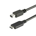 Thunderbolt 3／USB Type-C対応機器をMini DisplayPortモニタにケーブル1本で接続できるアダプタケーブル。余分なアダプタや配線を減らし、デスクまわりをすっきりと保つ便利なソリューションです。

【驚きの画質】
このUSB Type-C - Mini DisplayPort アダプタケーブルは、USB-Cのビデオ機能を活かし、4K対応ディスプレイで最大解像度3840 x 2160のUHD映像を表示します。また、1080pディスプレイとも下位互換性があり、家庭やオフィス環境に適したアクセサリとなります。

【デスク周りをすっきり保つアダプタケーブル】
1mのケーブル長でコンパクトに接続できるモニタケーブルは、余分な配線やアダプタを減らし、機器周りをすっきりと保ちます。より長い距離での接続には、1.8m USB-C - mDP ケーブルをご利用いただけます。用途にあった長さのケーブルを選べるようになっています。

【手軽なセットアップ】
MacおよびWindows両方のコンピュータでプラグアンドプレイに対応しています。導入と操作が簡単なUSB 3.1 Type-C - Mini DPアダプタケーブルです。

StarTech.comでは、本製品に3年間保証と無期限無料技術サポートを提供しています。