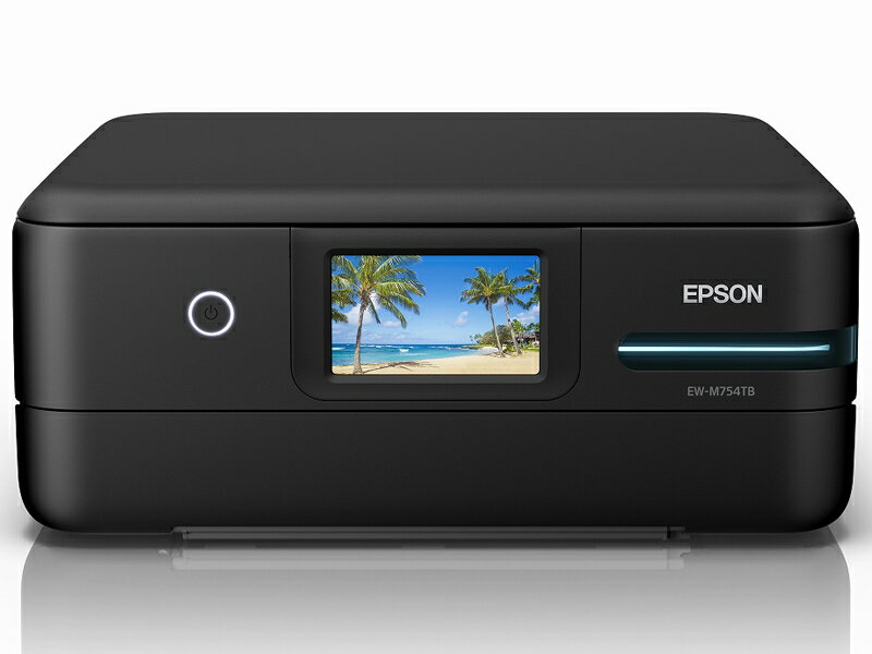 エプソン A4カラーインクジェット複合機/エコタンク搭載モデル/5色/Wi-Fi/4.3型ワイドタッチパネル/ブラック
