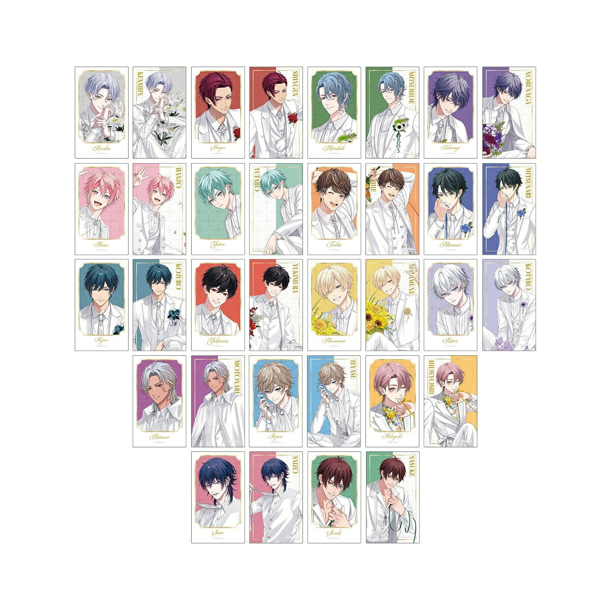 戦国 A LIVE描き下ろし 3周年衣装ver. トレーディングイラストカード2枚セット(BOX＝17個)