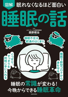 眠れなくなるほど面白い 図解 睡眠の話 睡眠の常識が変わる!今晩からできる睡眠革命の表紙