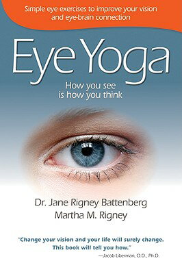 Many of us are looking for ways to maintain and even improve our vision. Drawing from such diverse fields as brain neuroplasticity, Neuro-Linguistic Programming and natural vision improvement, Martha Rigney and Jane Battenberg make important connections between the eyes and brain that can reawaken deep brain capacities through simple eye exercises. In "Eye Yoga: How You See is How You Think," you will find easy-to-follow diagrams and photographs that help you perform the exercises with ease, whether alone or with a partner. "Eye Yoga" is written in an easy, light style, offering a depth of experiences and references. Introducing advanced research, Martha and Jane reveal essential insights concerning the eye/brain and TV-watching, video games, the effects of colors, stroke recovery, visualization therapy, the irises' ability to reflect our innate personality, and many other topics. Prepare to be entertained as your eyes are opened to new possibilities.