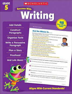 Scholastic Success with Writing Grade 5 Workbook SCHOLASTIC SUCCESS W/WRITING G Scholastic Teaching Resources