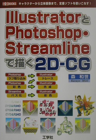 IllustratorとPhotoshop・Streamlineで描く2D-CG