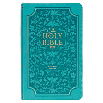 KJV Holy Bible, Giant Print Standard Size Faux Leather Red Letter Edition - Thumb Index & Ribbon..