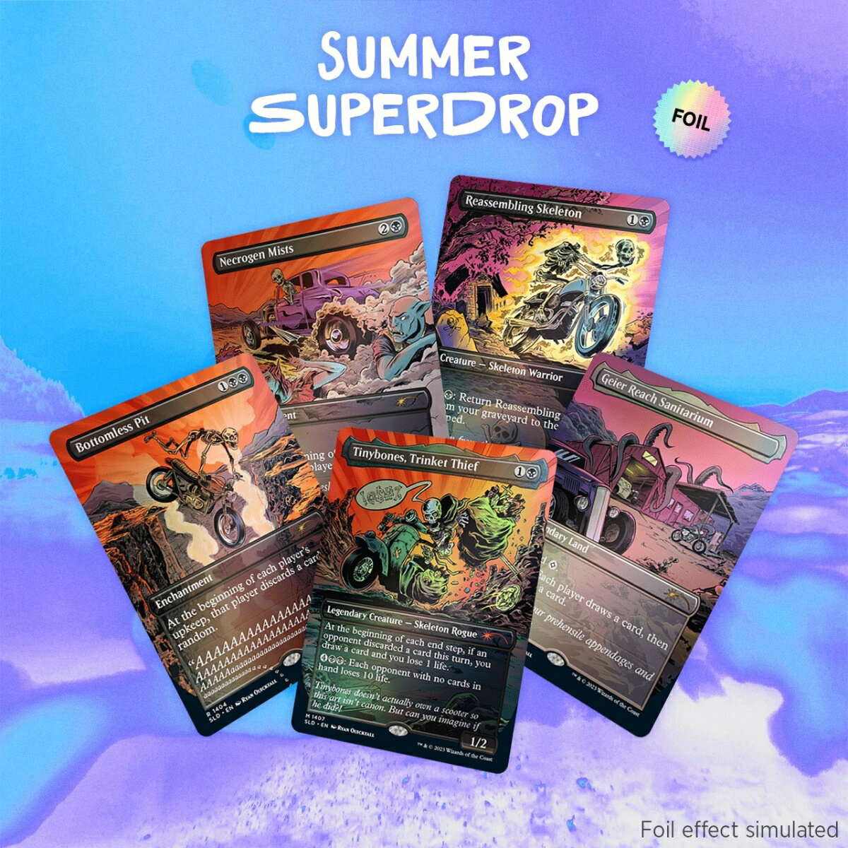 マジック：ザ・ギャザリング Secret Lair Summer Superdrop 2023 Bad to the Bones Foil Edition【クレジットカード決済限定】