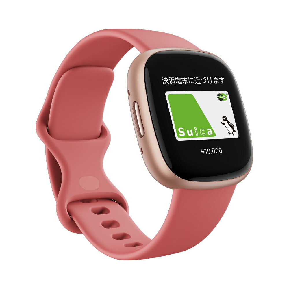 フィットビット スマートウォッチ（売れ筋ランキング） Fitbit Versa 4、Pink Sand/Copper Rose、FRCJK