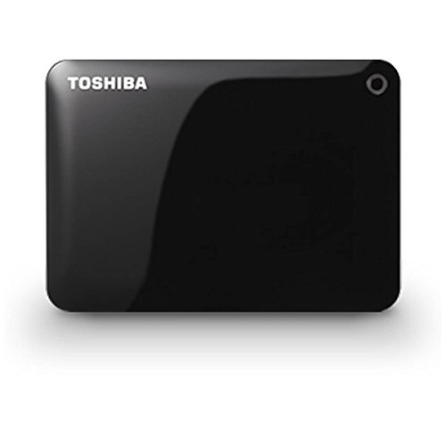 TOSHIBA ポータブルハードディスク CANVIO CONNECT（HD-PFシリーズ） 500GB ブラック