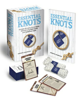 Essential Knots Kit: Includes Instructional Book, 48 Knot-Tying Flash Cards and 2 Practice Ropes [Wi