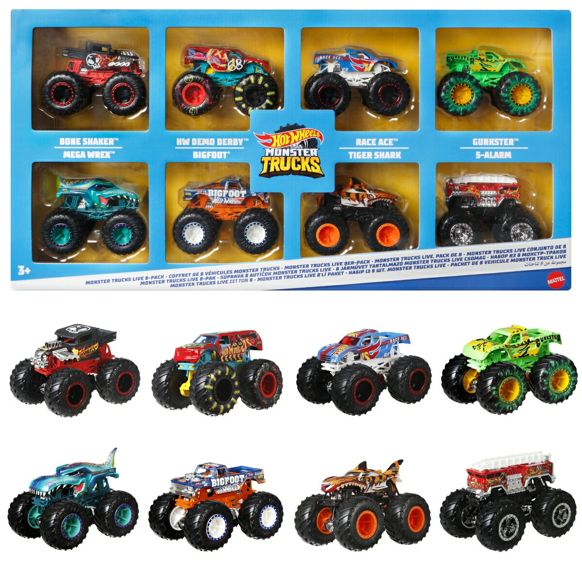 ︎新品未使用︎ ホットウィール モンスタートラック セット ミニカー マテル ︎新品未使用︎ ホットウィール モンスタートラック セット ミニカー マテル