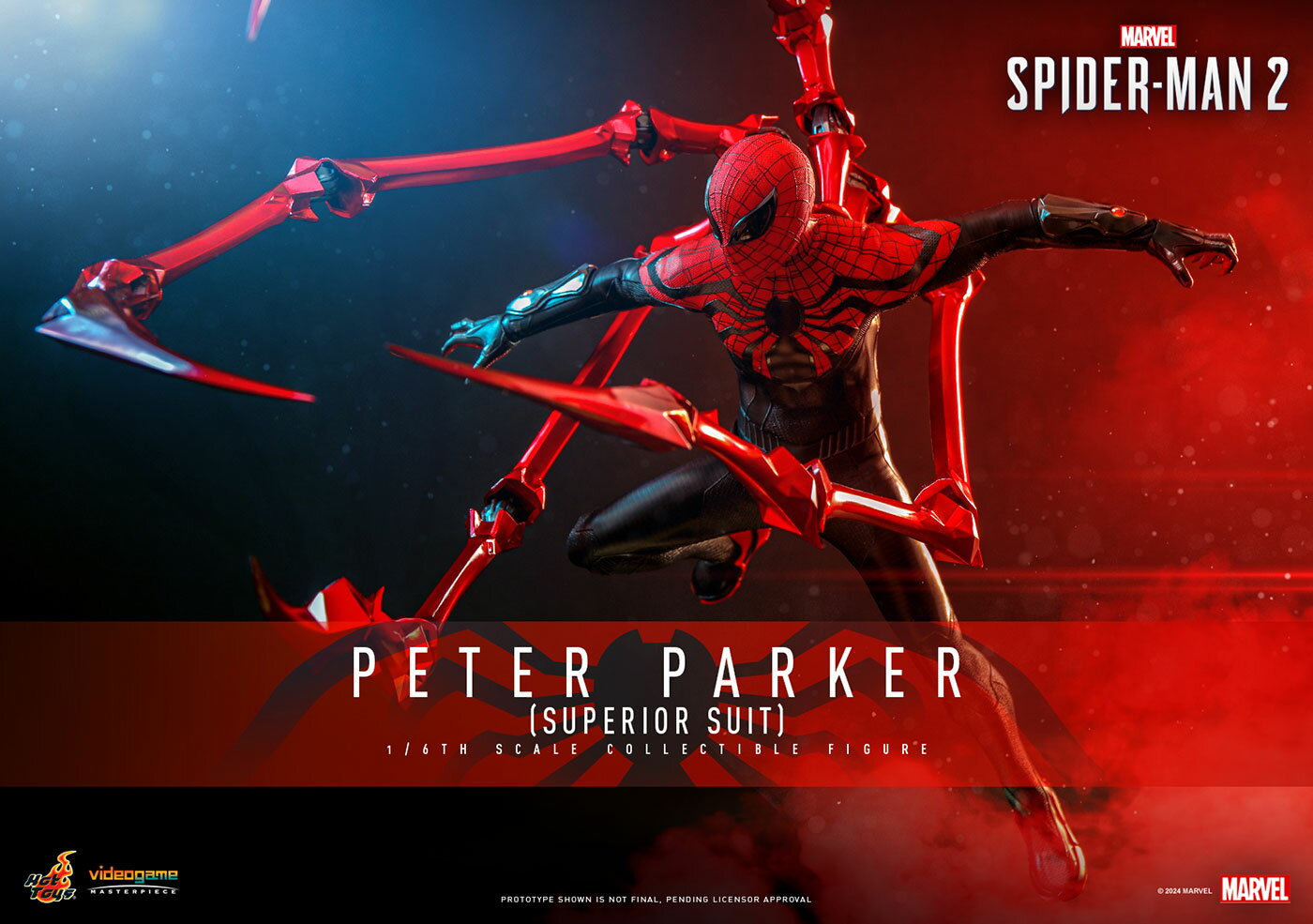 【ビデオゲーム マスターピース】『Marvel 039 s Spider-Man 2』 1/6スケールフィギュア ピーター パーカー／スパイダーマン (スーペリア スーツ)