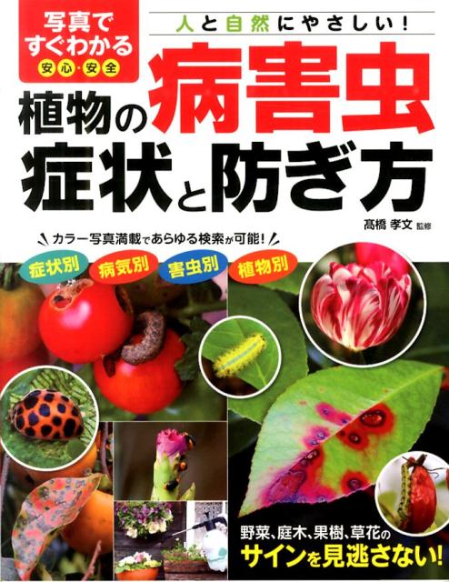 写真ですぐわかる安心・安全植物の病害虫症状と防ぎ方 人と自然にやさしい！ [ 高橋孝文 ]