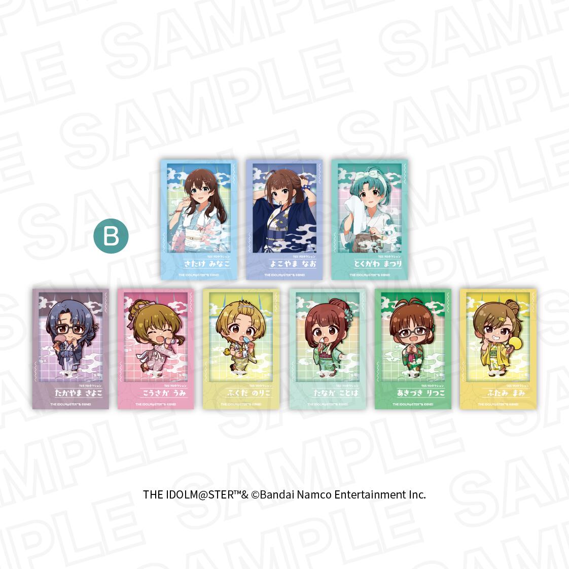 アイドルマスター ミリオンライブ！　ほ？っとひと息 銭湯HANABI団ver.　トレーディングインスタントフォト風カード B(BOX)