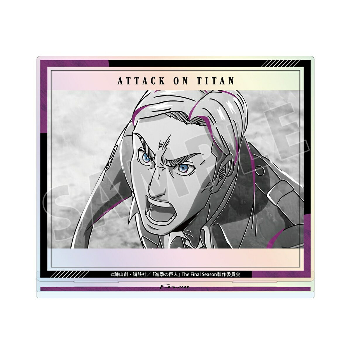 TVアニメ『進撃の巨人』エルヴィン Ani-Art BLACK LABEL 第3弾 オーロラアクリルスタンド
