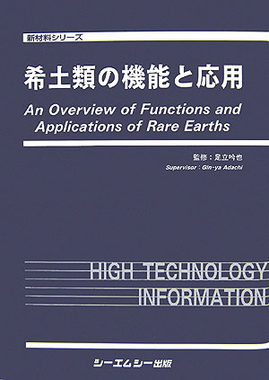 希土類の機能と応用