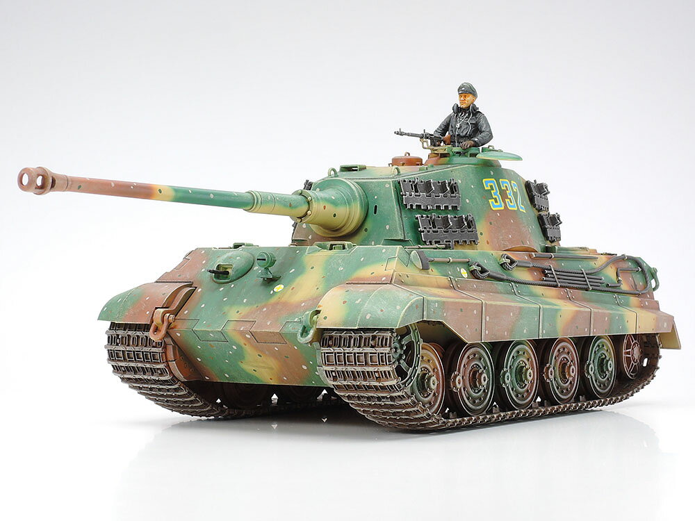 タミヤ 1/35 ミリタリーミニチュアシリーズ ドイツ重戦車 キングタイガー（ヘンシェル砲塔） 【35164】 (プラモデル)
