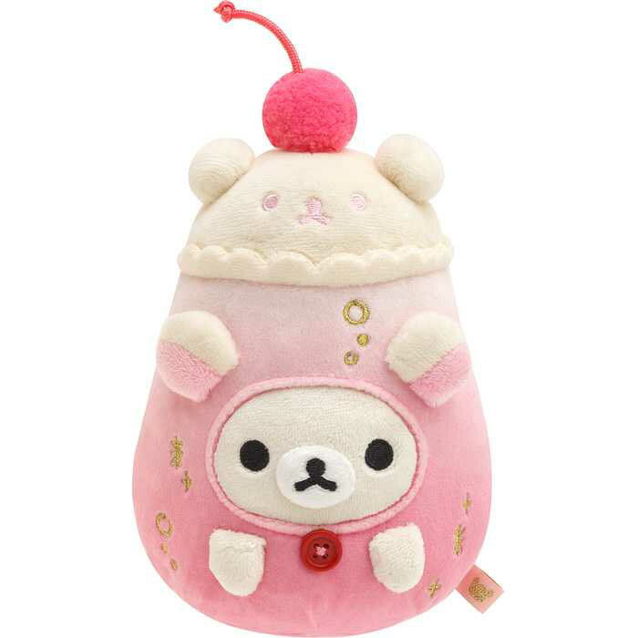 リラックマ レトロスイーツ あつめてぬいぐるみ いちごミルク MF55301のサムネイル