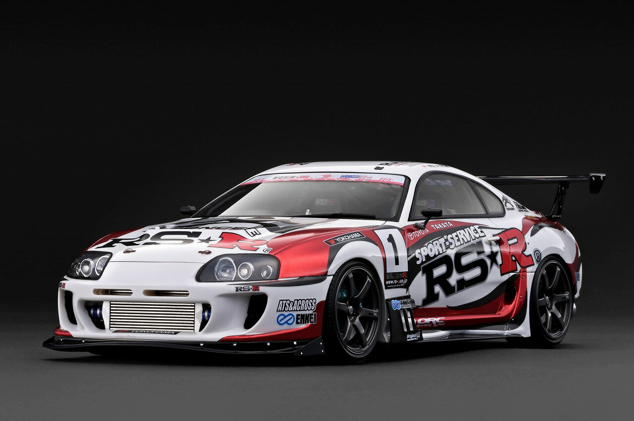 ignition model TOYOTA Supra RZ (JZA80) White (1/18 Scale) 【IG3884】 (ミニカー)