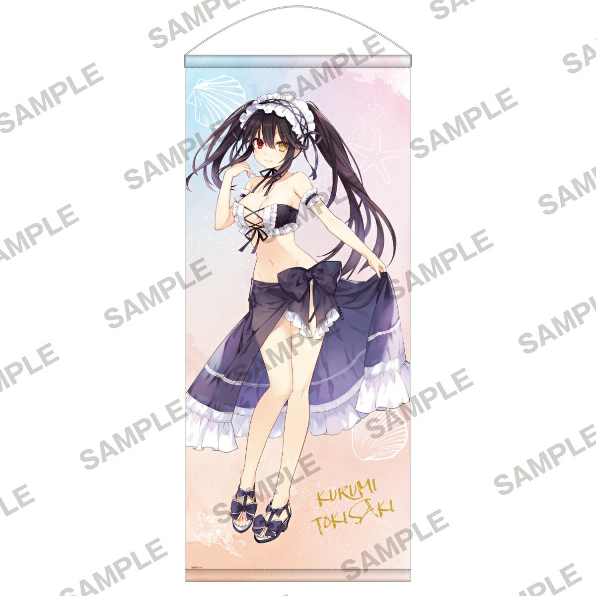 『デート・ア・ライブ』等身大タペストリーうきうき水着Ver. 時崎狂三【グッズ】