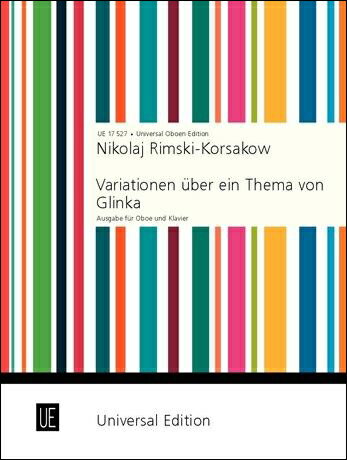 【輸入楽譜】リムスキー=コルサコフ, Nikolai Andreevich: オーボエと吹奏楽のための「グリンカの主題による変奏曲」/Tamas編: ピアノ・リダクション版