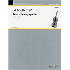 【輸入楽譜】グラズノフ, Aleksandor Konstantinovich: 「2つの小品」 Op.20より スペイン風セレナード/クライスラー編