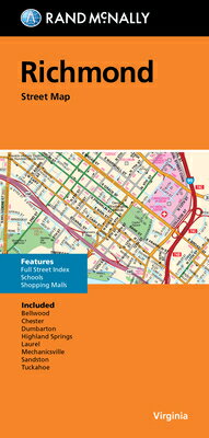 Rand McNally Folded Map: Richmond Street Map MAP-RM FOLDED MAP RICHMOND STR [ Rand McNally ]