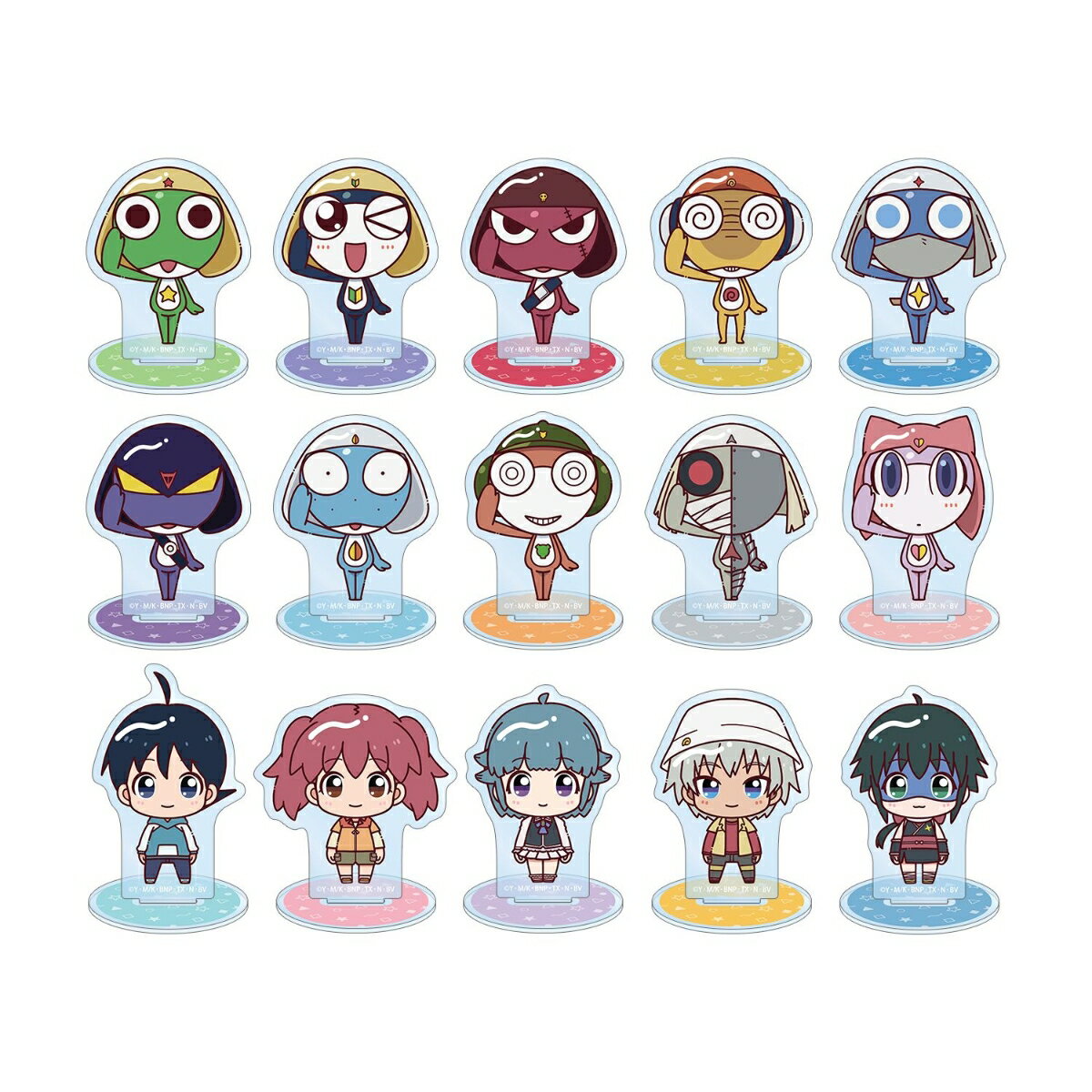 アニメ『ケロロ軍曹』トレーディング ちょこんと！ アクリルスタンド(BOX＝15個)