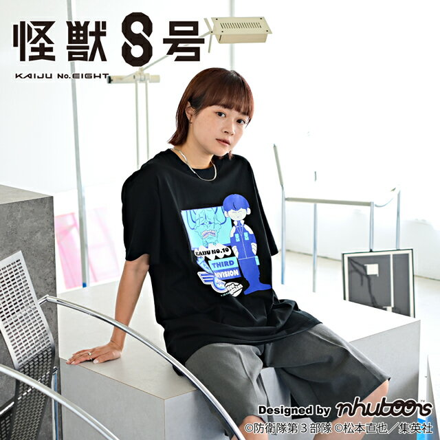 怪獣8号 nhutoons クルーネックTシャツ（保科 宗四郎・怪獣10号）