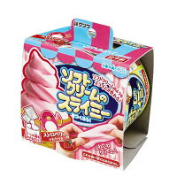 クツワ 工作キット ソフトクリームのスライミーをつくろう ストロベリー PT142A