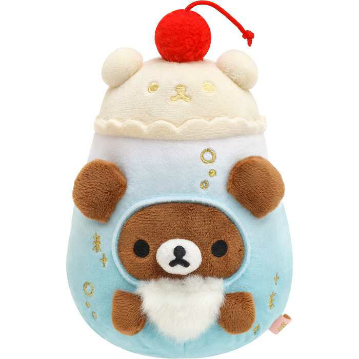リラックマ レトロスイーツ あつめてぬいぐるみ メロンソーダ MF55501のサムネイル