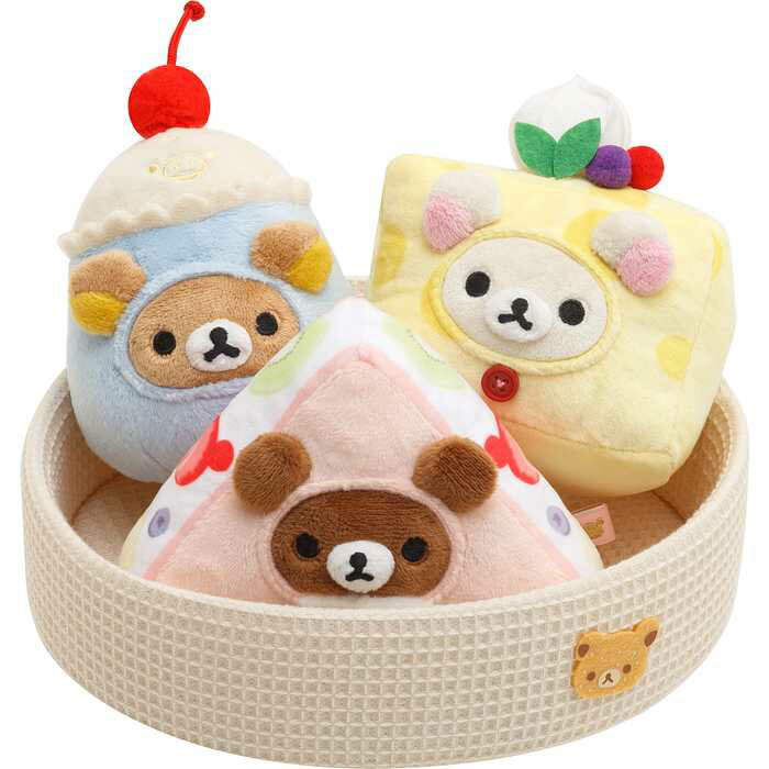 リラックマ レトロスイーツ ぬいぐるみセット MF55601のサムネイル