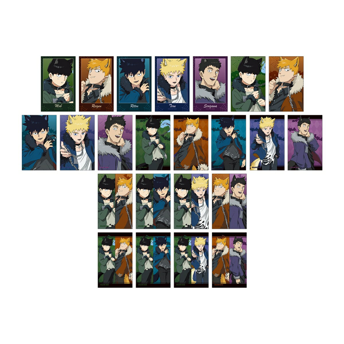 モブサイコ100 3描き下ろし ハロウィンver. トレーディングイラストカード(BOX＝23入)