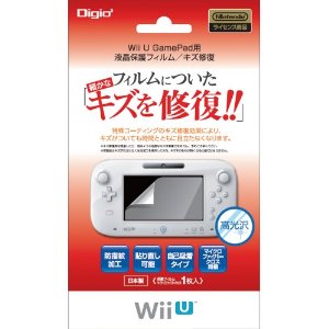 Wii U GamePad用 液晶保護フィルム キズ修復の画像