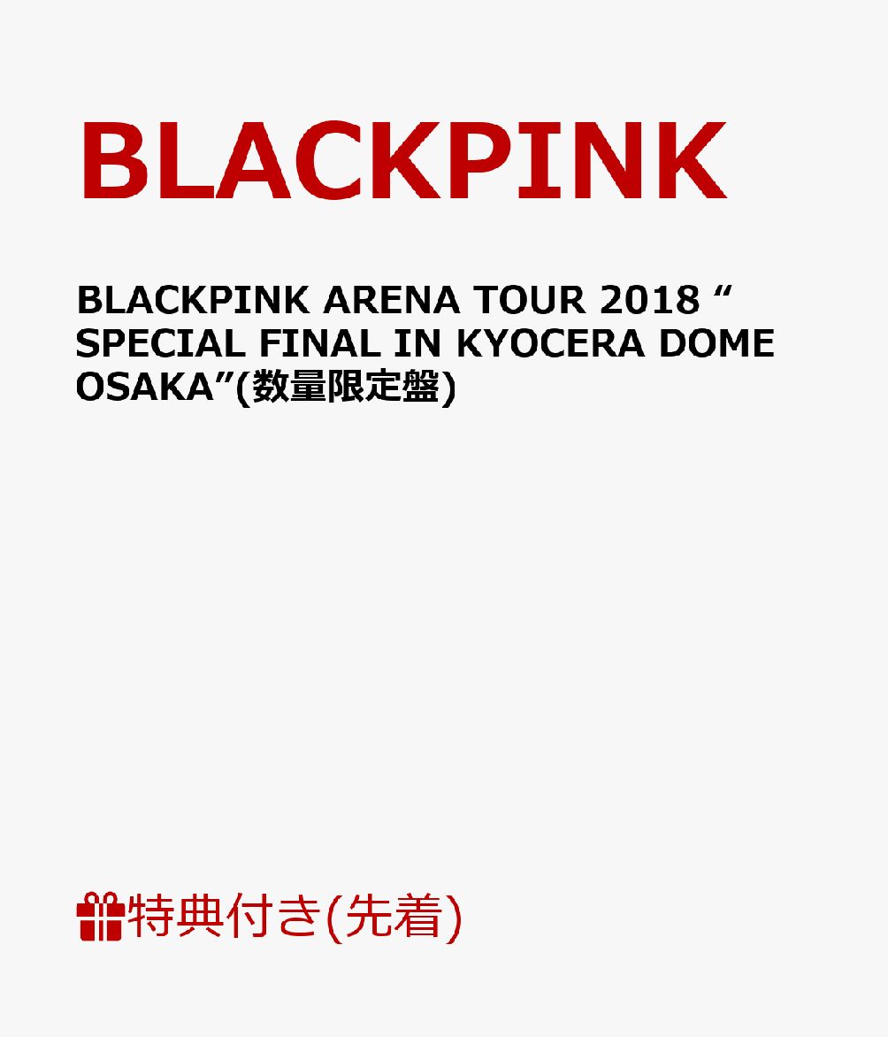 【先着特典】BLACKPINK ARENA TOUR 2018 “SPECIAL FINAL IN KYOCERA DOME OSAKA”(数量限定盤 DVD2枚組＋オリジナルステンレスサーモボトル)(スマプラ対応)(A4クリアファイル付き)