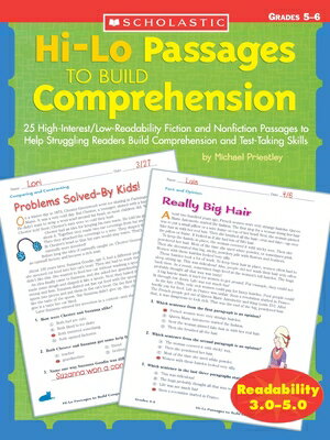 Ready-to-reproduce practice pages-written in a variety of genres, including articles, biographies, e-mail announcements, and how-to guides-help struggling readers build comprehension skills. Companion questions for each passage focus on skills such as inferencing, sequencing, predicting, understanding story elements, and more. All of the highly engaging passages are written at slightly below grade level.