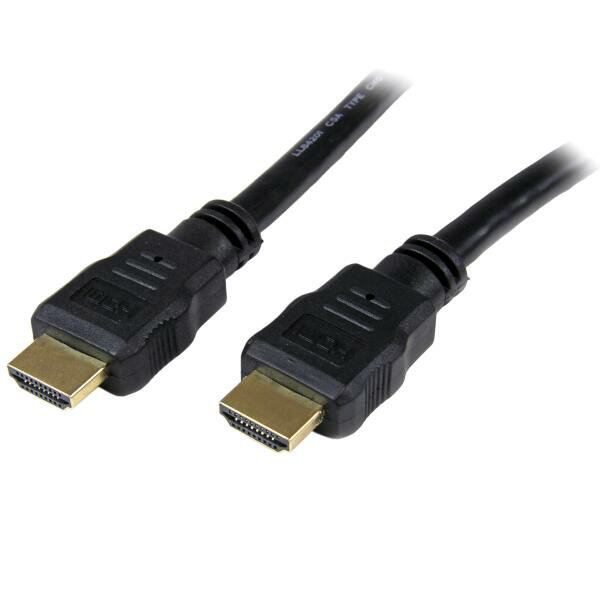 1m ハイスピードHDMIケーブル 4k対応HDMI(オス)-HDMI(オス)ケーブル ウルトラ/Ultra HD 4K2K解像度対応 ブラック