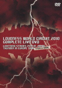 LOUDNESS WORLD CIRCUIT 2010 COMPLETE LIVE DVD LIGHTNING STRIKES 2010 IN JAPAN THUNDER IN EUROPE TOUR