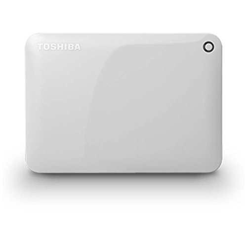 TOSHIBA ポータブルハードディスク CANVIO CONNECT（HD-PFシリーズ） 2TB ホワイト