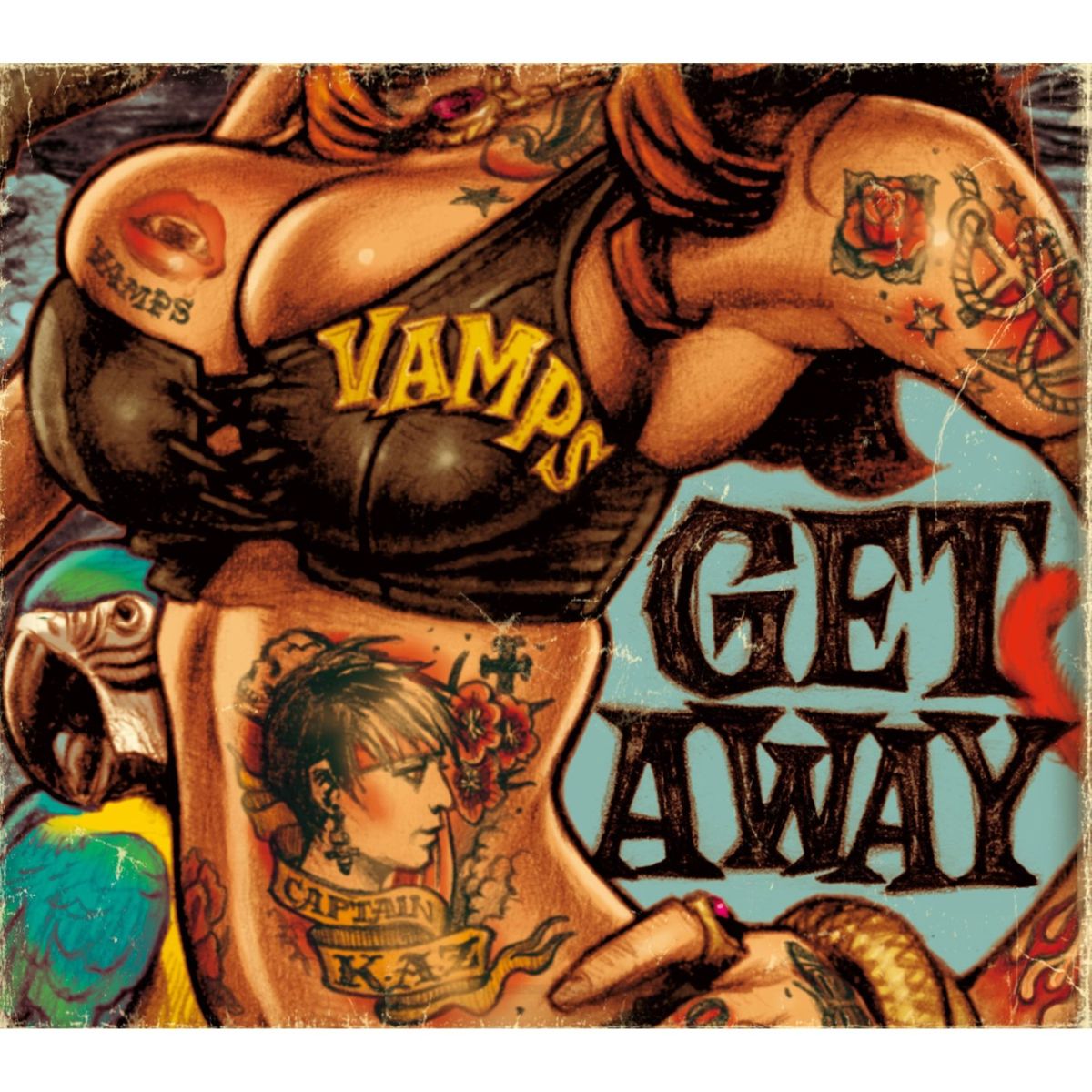 GET AWAY/THE JOLLY ROGER (初回生産限定盤A CD＋DVD) [ VAMPS ]