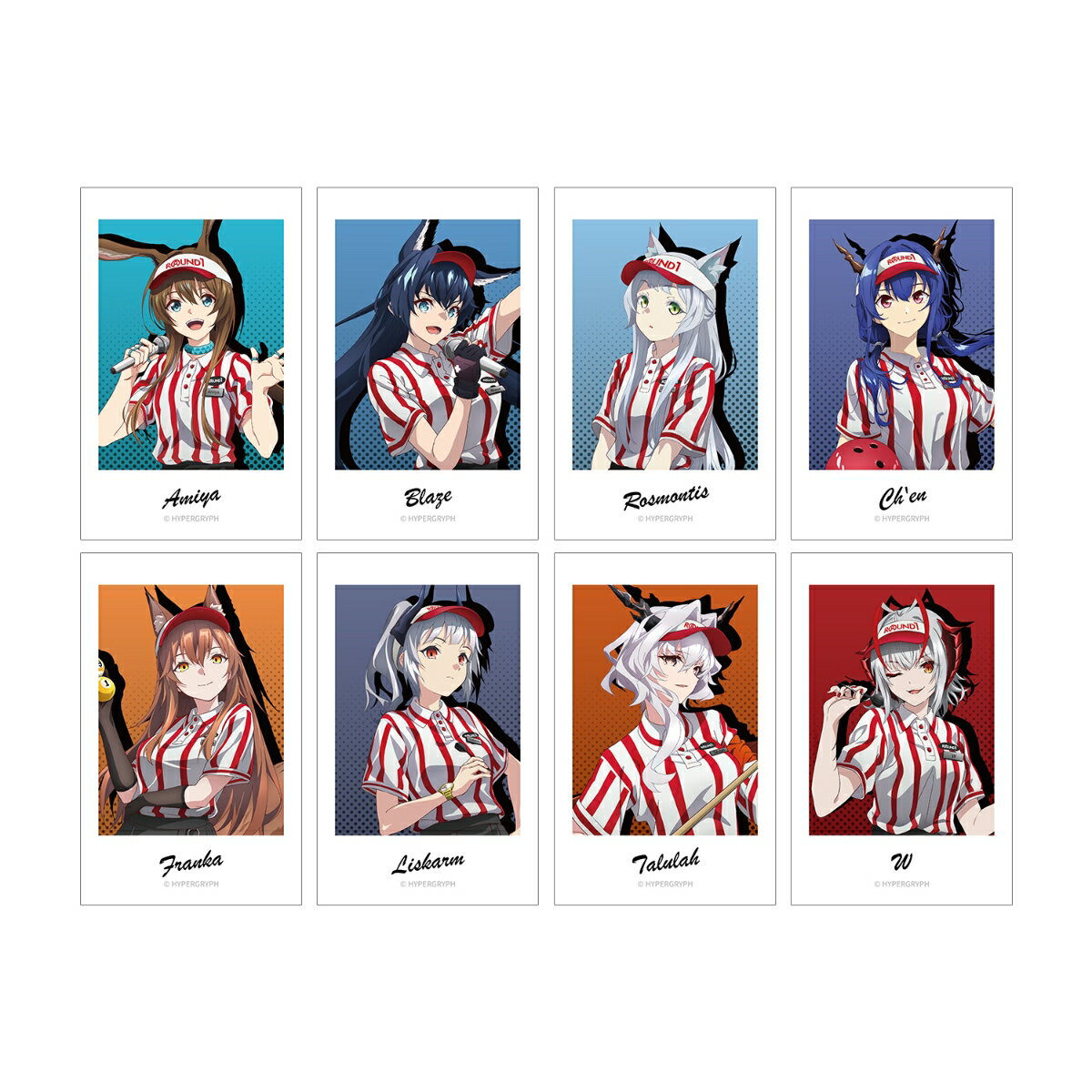 アークナイツ【焔燼曙明/RISE FROM EMBER】描き下ろし アクティビティスタッフver. トレーディングイラストカード(BOX＝8個)