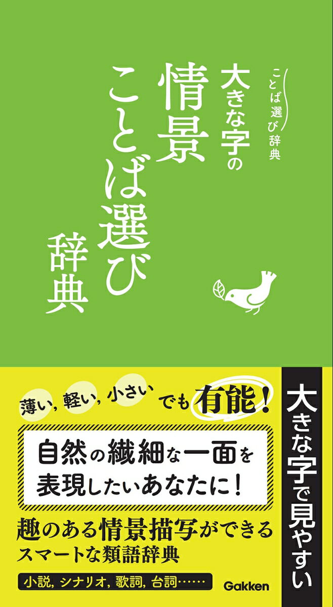 大きな字の情景ことば選び辞典