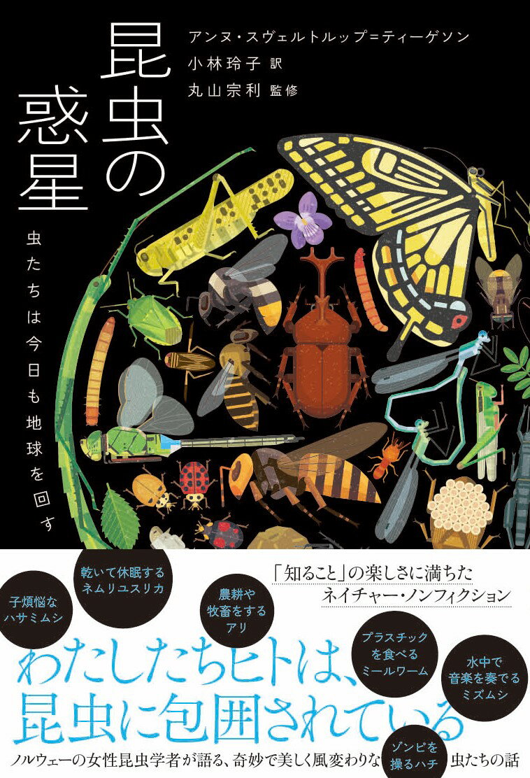 虫が苦手という人は多いが、虫の世話になっていない人は地球に１人もいない。あなたの知らないところで黙々と仕事をしている昆虫たちー（もちろんちょっとしたコツでずっとぬくぬくしてるやつもいる）。そんな昆虫たちのめくるめく世界へようこそ！ノルウェーの女性昆虫学者が語る、奇妙で風変わりな虫たちの話。