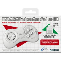 8BitDo M30 2.4G Wireless GamePad for MD ホワイト 【メガドライブ/SWITCH(有線）用コントローラー】