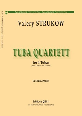 【輸入楽譜】ストルコフ, Valery: チューバ四重奏曲