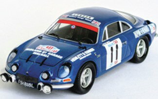 トロフュー 1/43 アルピーヌルノー A110 1972年 Tapラリー #11 Peter Smith/Paul Russell 【RRal133】 (ミニカー)